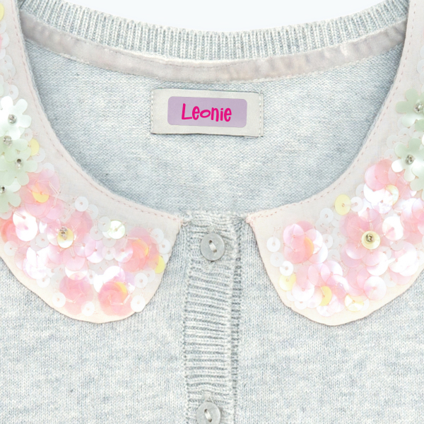 Klebeetiketten für Kleidung