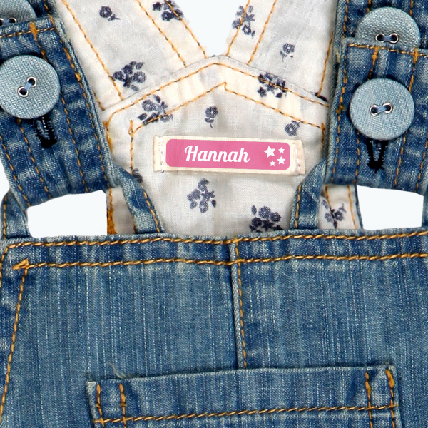 Klebeetiketten für Kleidung