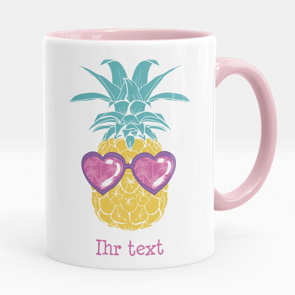 Personalisierte Tasse - Ananas