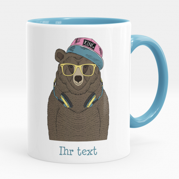 Personalisierte Tasse - Bär Musik