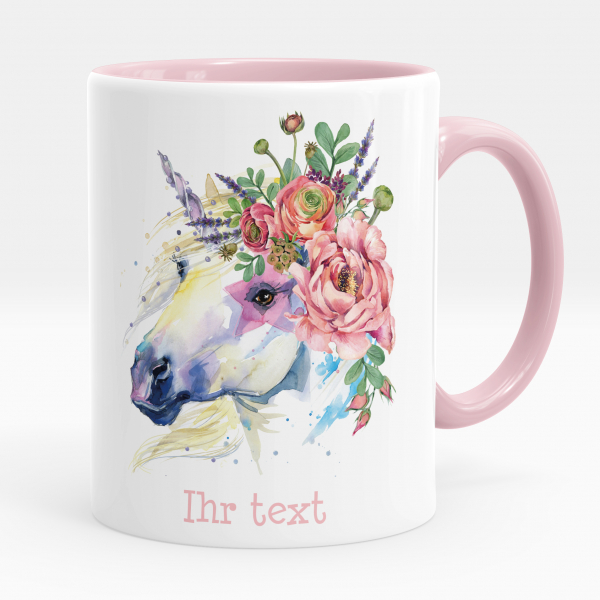 Personalisierte Tasse - Einhorn