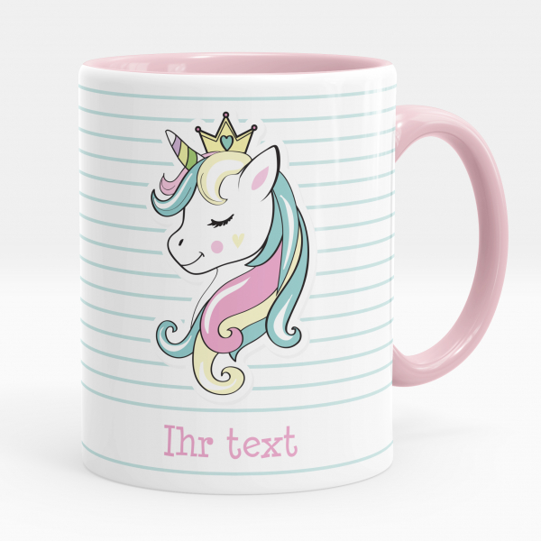 Personalisierte Tasse - Einhornprinzessin