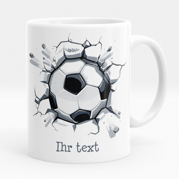 Personalisierte Tasse - Fußball