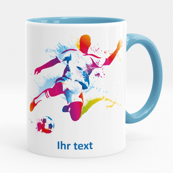 Personalisierte Tasse - Fußballer