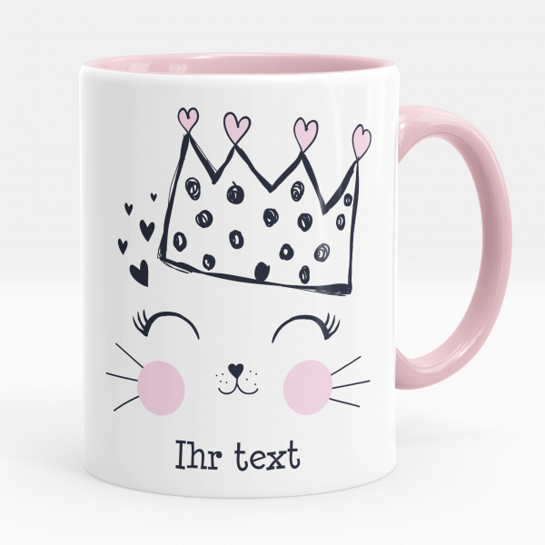 Personalisierte Tasse - Katzenkönigin