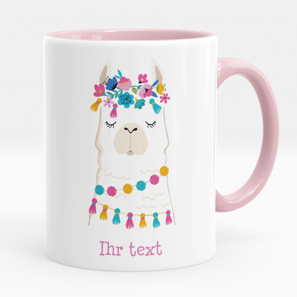Personalisierte Tasse - Lama