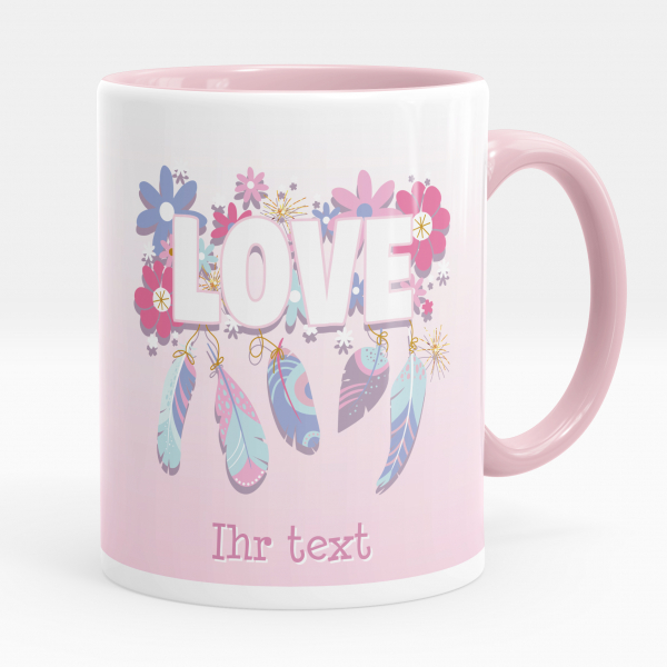 Personalisierte Tasse - Love Indianer