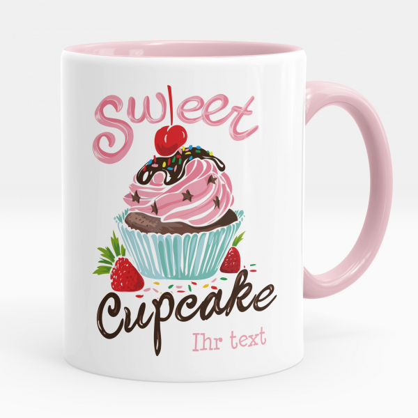 Personalisierte Tasse - Sweet cupcake