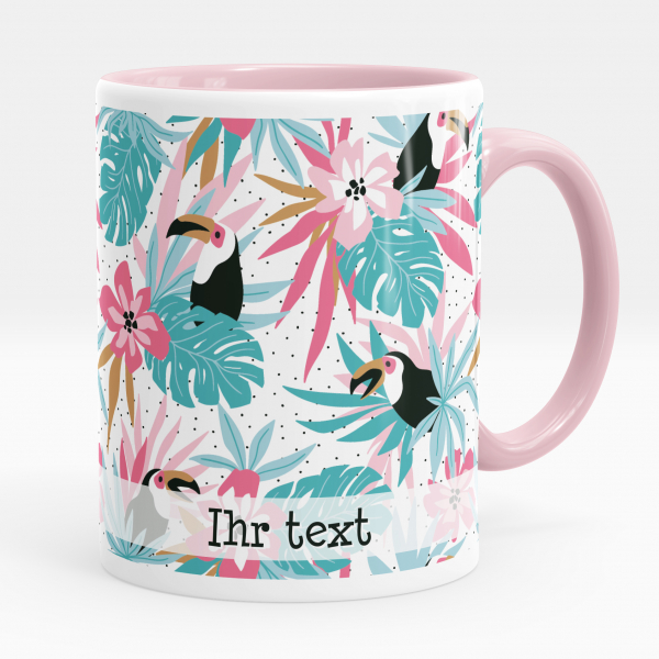 Personalisierte Tasse - Tropen