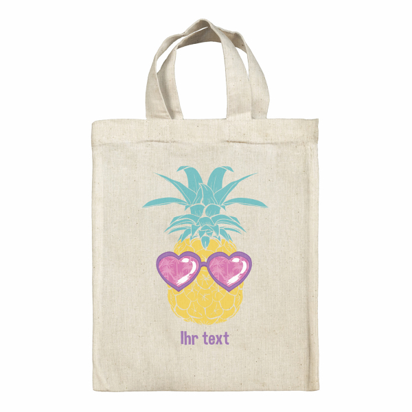 Personalisierte Tragetasche Lunchbox - Ananas