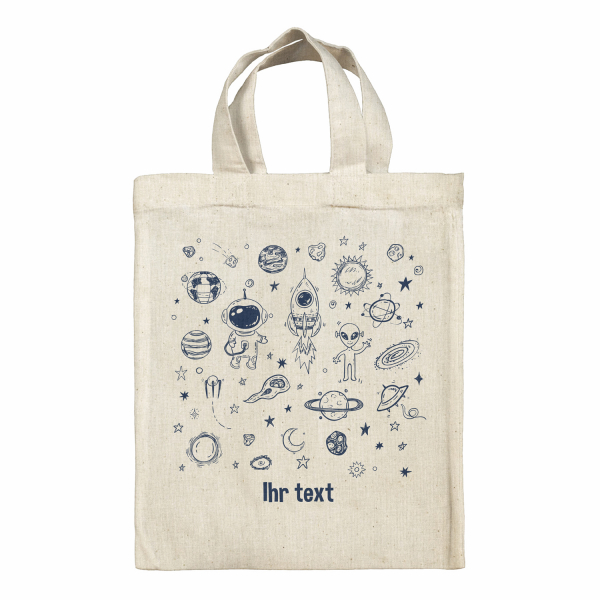 Personalisierte Tragetasche Lunchbox - Galaxie
