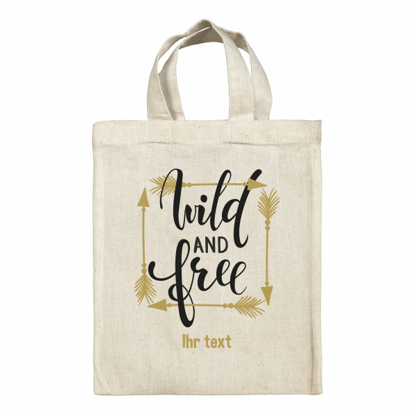 Personalisierte Tragetasche Lunchbox - Wild and Free